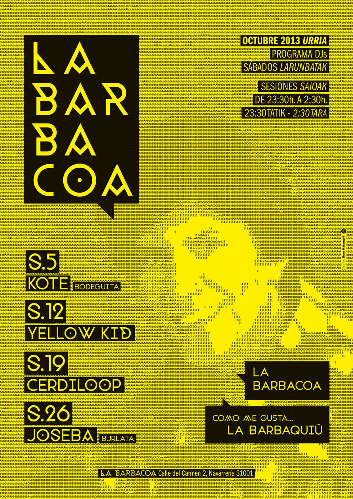 Barbakoa - Cartelería - Lamiak Studio